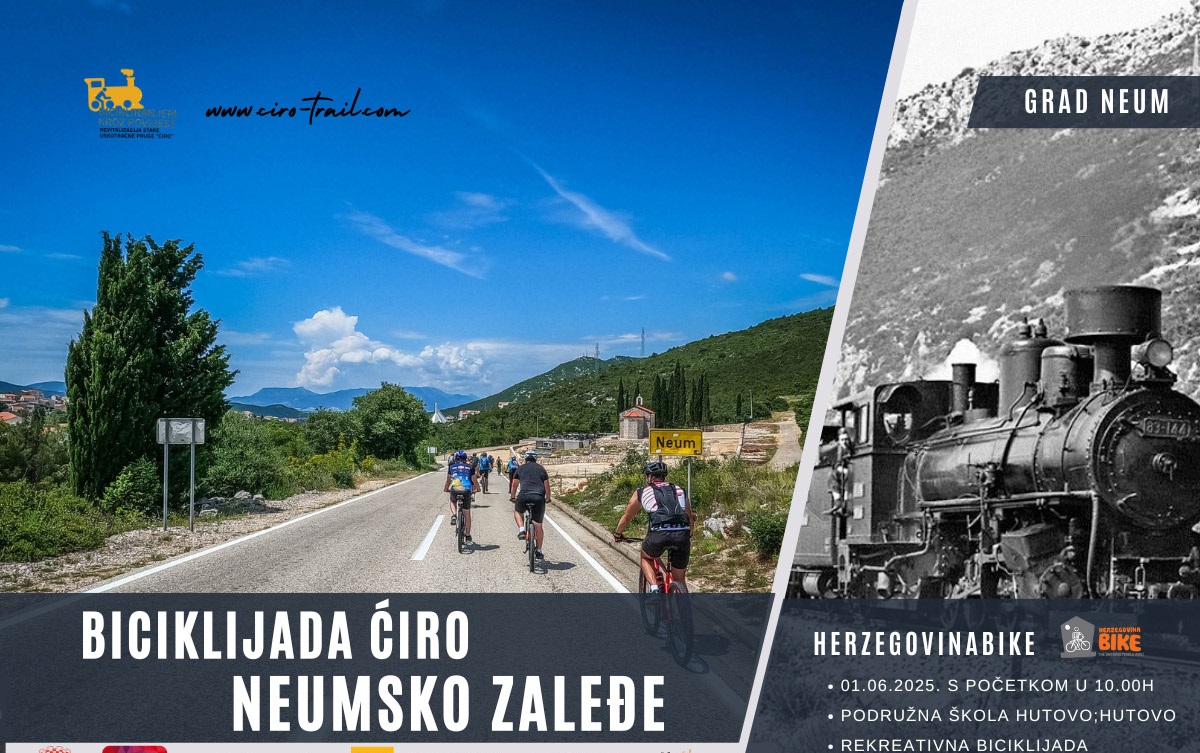 Biciklijada Ćirinom Prugom Neumsko Zaleđe
